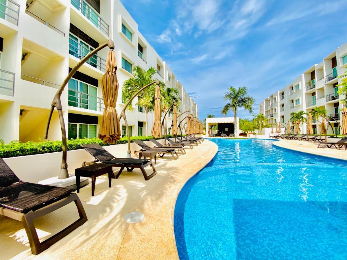Encanto Con 2 Habitaciones En Long Island Cancún Esterno foto
