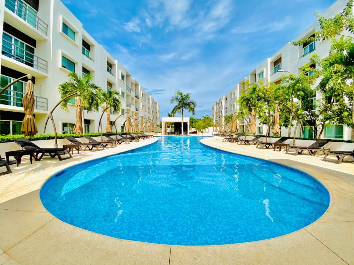 Encanto Con 2 Habitaciones En Long Island Cancún Esterno foto